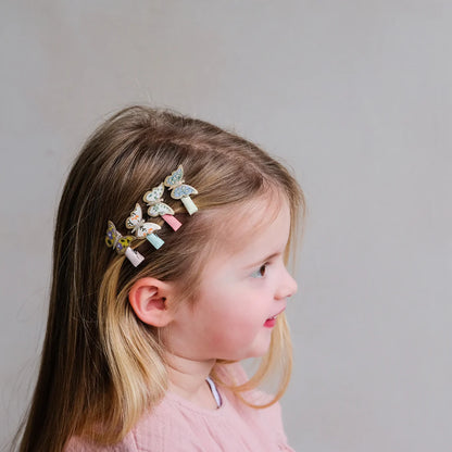 Mimi und Lula Floral butterfly mini Clips