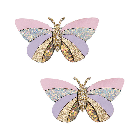 Mimi und Lula striped butterfly Clips