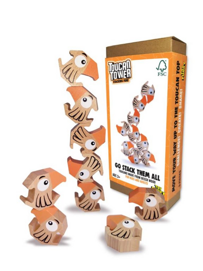 Toucan Tower aus Buchenholz