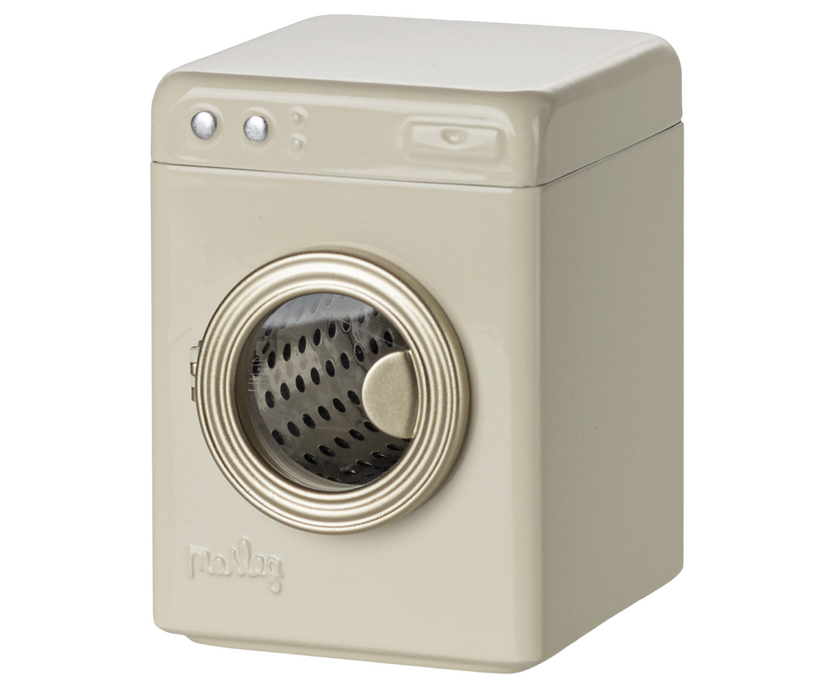 Maileg Waschmaschine Maus off white