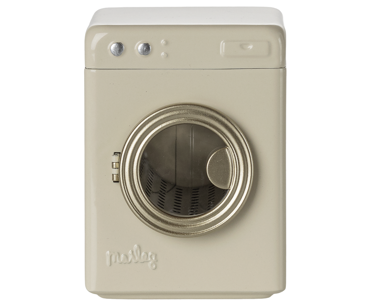 Maileg Waschmaschine Maus off white