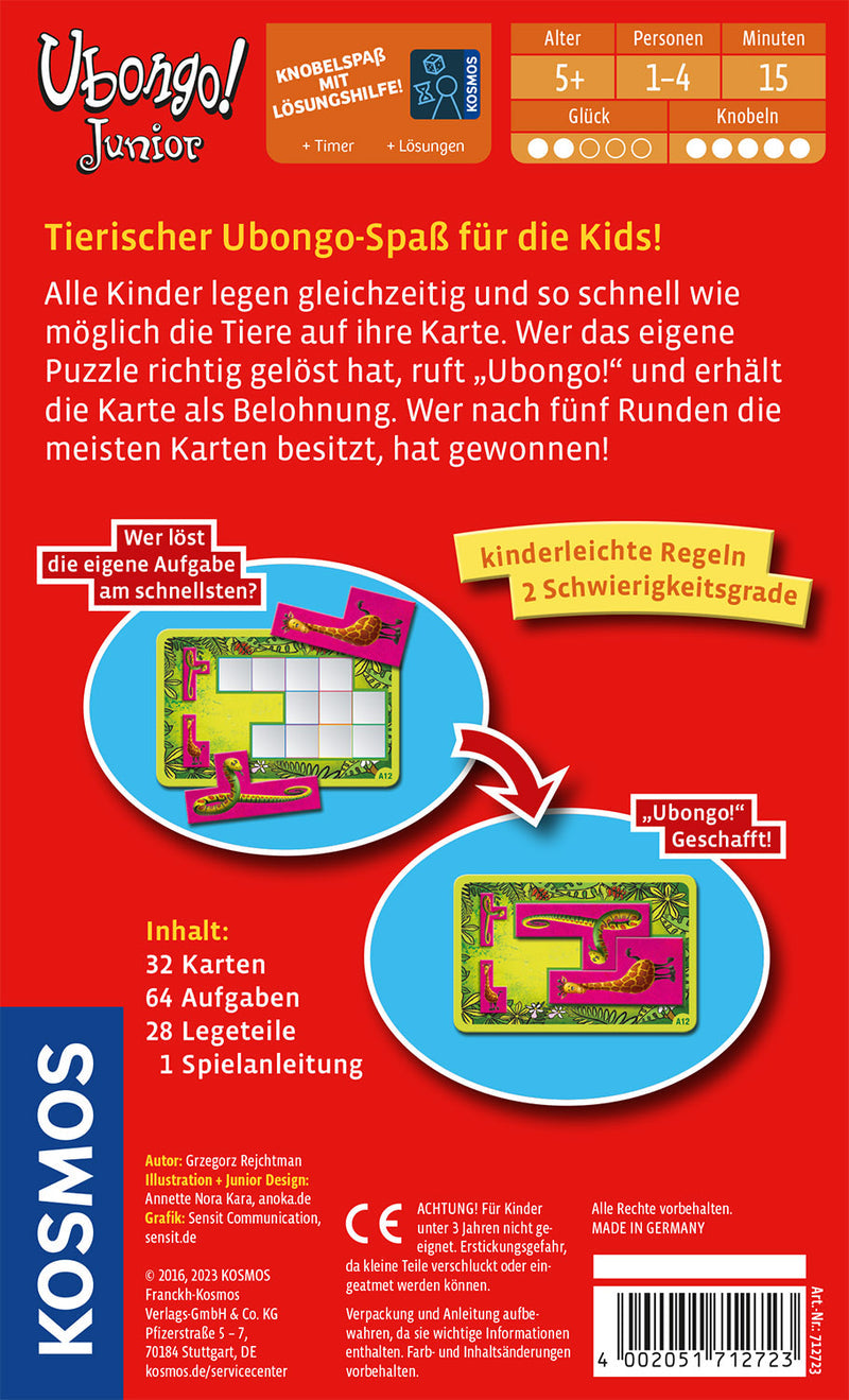 Kosmos Ubongo Junior Mitbringspiel
