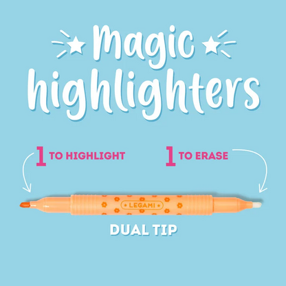 Legami Set mit 6 löschbaren Textmarkern - Magic Highlighters