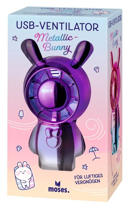 Moses USB-Ventilatoren Metallic-Bunny