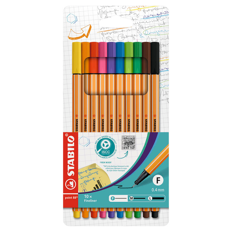 Stabilo point88 10 Fineliner