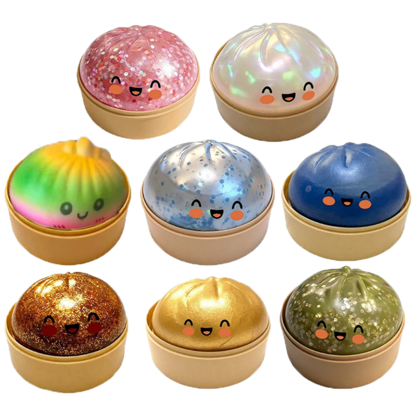 Squishy Dumpling 9 cm - verschiedene Farben