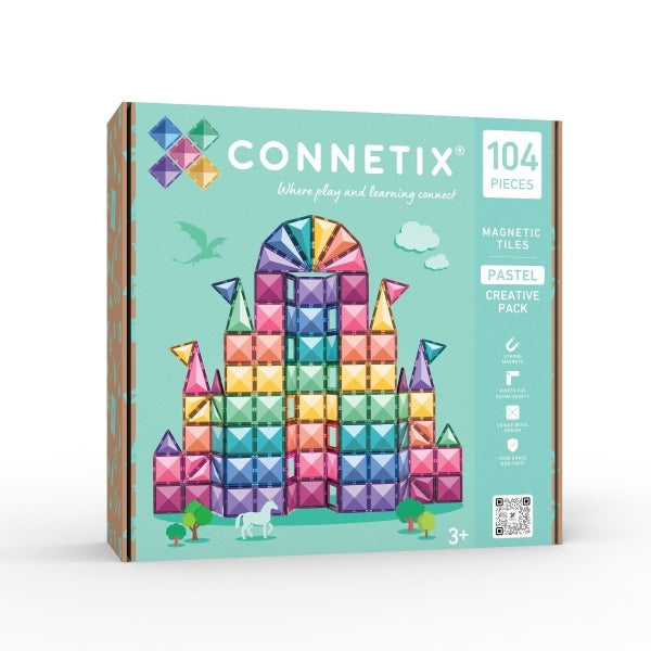 Connetix Magnetbausteine Pastel Creative Pack 104 Teile