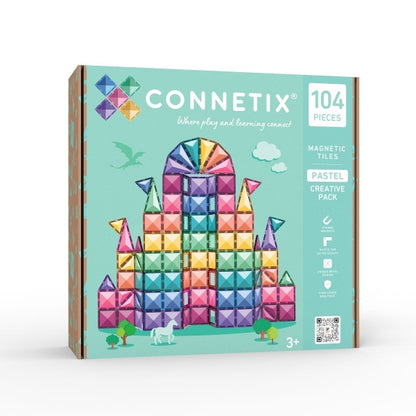 Connetix Magnetbausteine Pastel Creative Pack 104 Teile