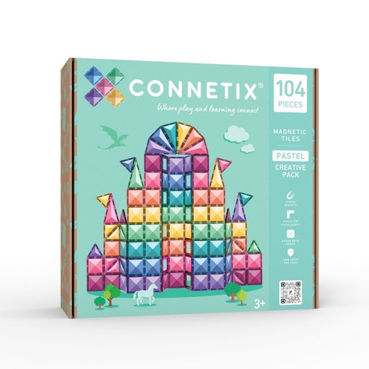 Connetix Magnetbausteine Pastel Creative Pack 104 Teile