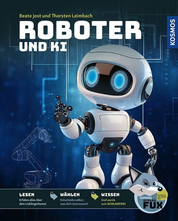 Kosmos Roboter und KI mit Schlaufux