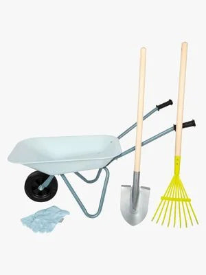 Small Foot Gartenwerkzeug-Set mit Schubkarre