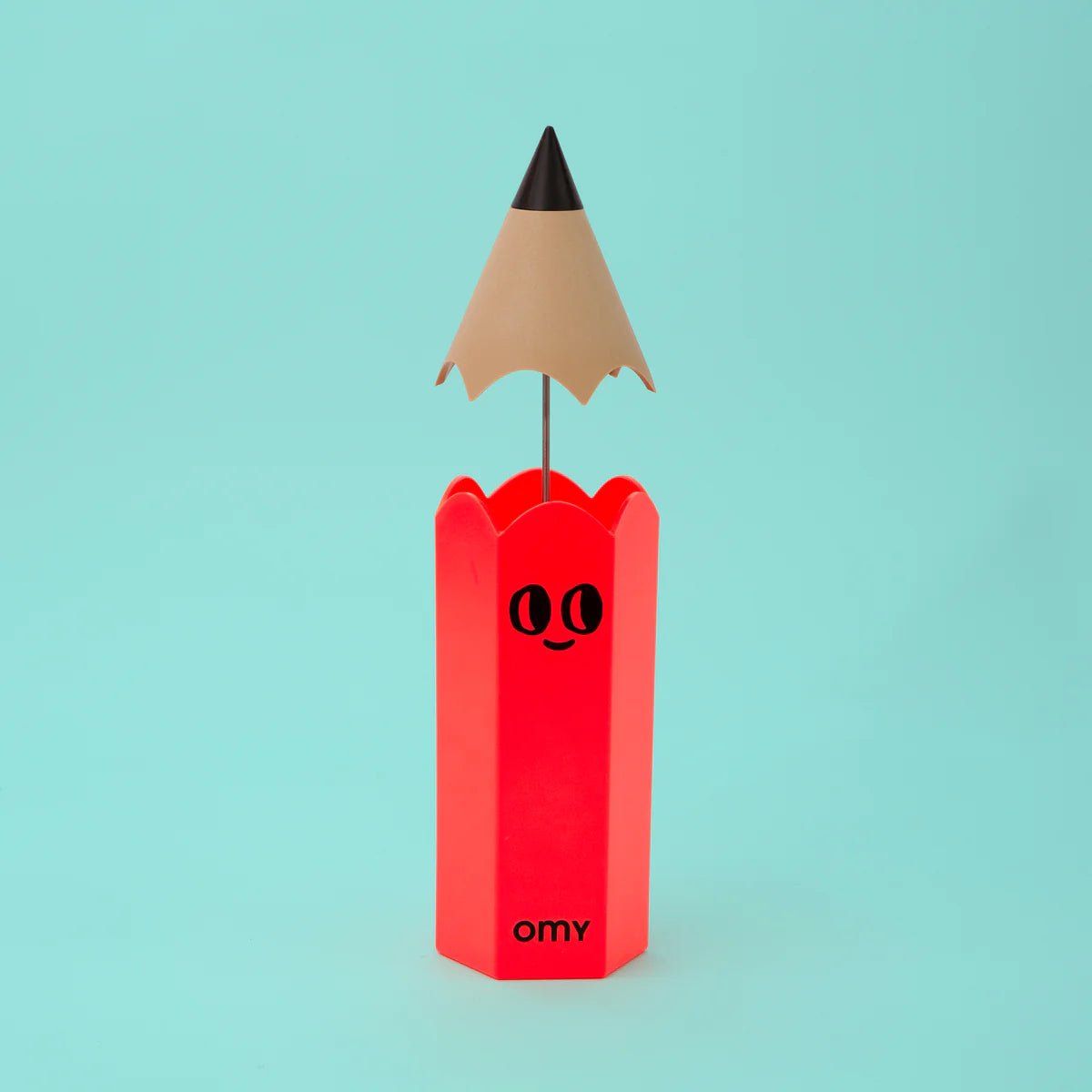 Omy Pencil Box Riesen-Stiftehalter Neon