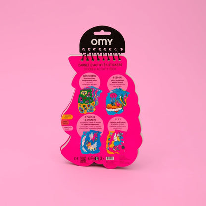 OMY - Stickerbuch Lili Unicorn Einhorn