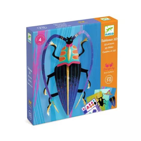 Djeco 3D Bilder Papierkäfer