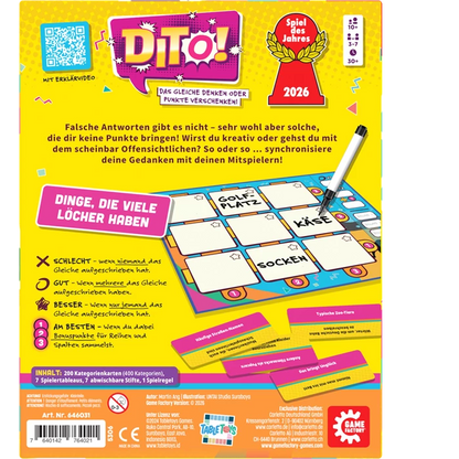 GameFactory Dito! Das Spiel des Jahres 2026