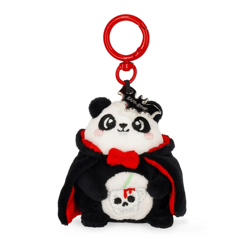 Legami Panda-Plüsch-Schlüsselanhänger "Bam-Boo!" Halloween - Tiny Super Soft!