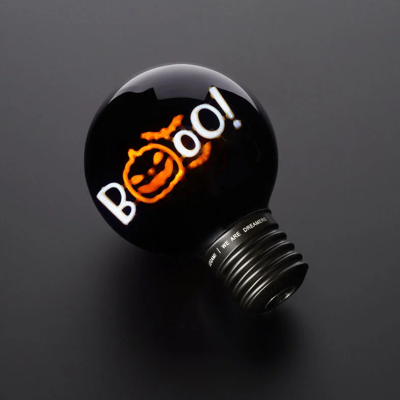 Legami Deko-Tischlampe in Glühbirnenform - Pumpkin Booo - Bulb Fiction