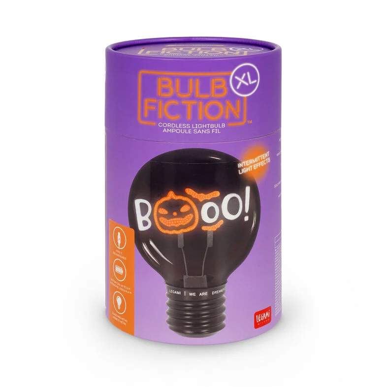 Legami Deko-Tischlampe in Glühbirnenform - Pumpkin Booo - Bulb Fiction