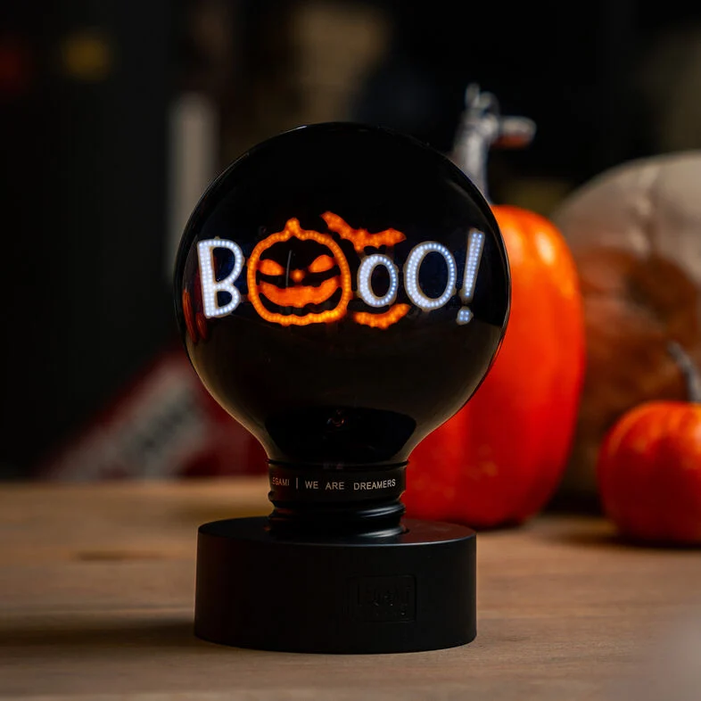 Legami Deko-Tischlampe in Glühbirnenform - Pumpkin Booo - Bulb Fiction