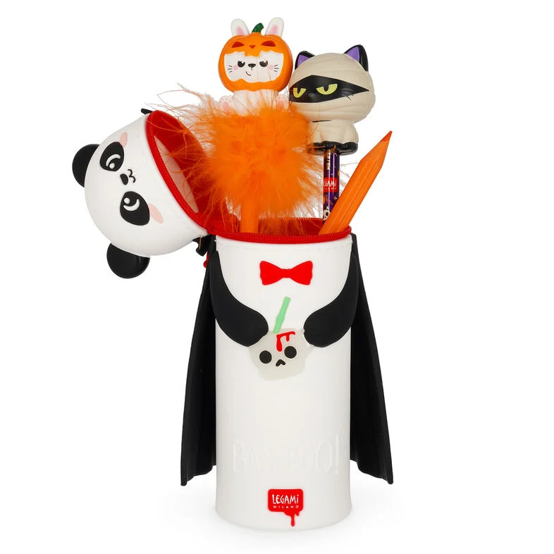 Legami 2-in-1-Federmäppchen aus Silikon Panda „Bam-Boo“ - Kawaii