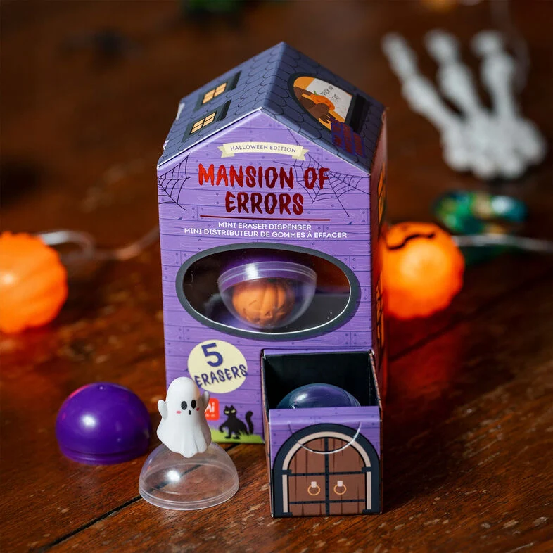 Legami Mini-Radiergummispender - Mansion of Errors