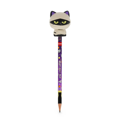 Legami Halloween-Anti-Stress-Bleistift Mummy Cat „Nine Lives Later“ - Squeezies