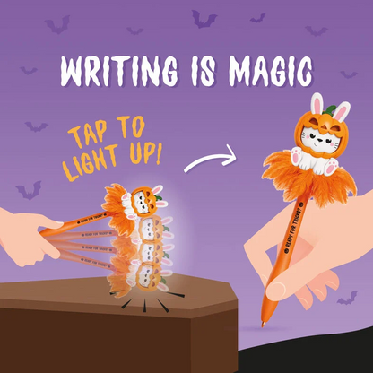 Legami Leuchtender Kugelschreiber - Pumpkin Bunny - Writing is Magic