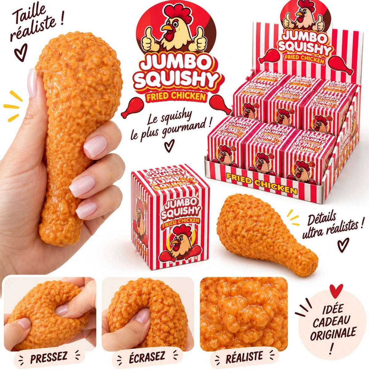 Jumbo Squishy Fried Chicken
