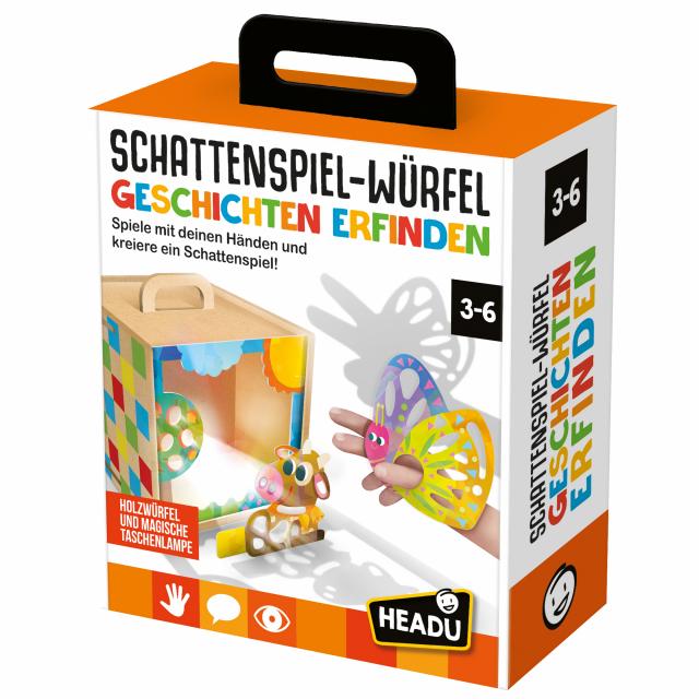 Headu Schattenspiel-Würfel Geschichten erfinden