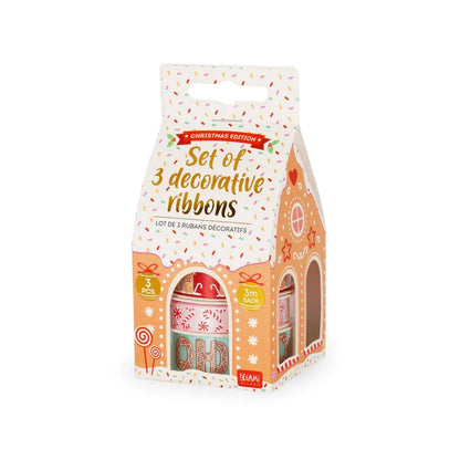 Legami Set mit 3 Dekobändern - Gingerbread House