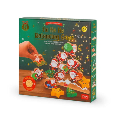 Legami Stapelspiel aus Holz - Ho Ho Ho Balancing Game