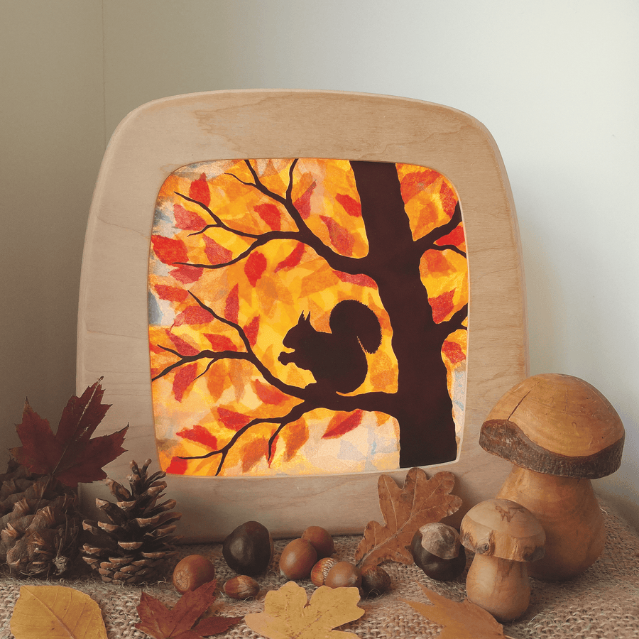 Toverlux DIY Silhouette Eichhörnchen