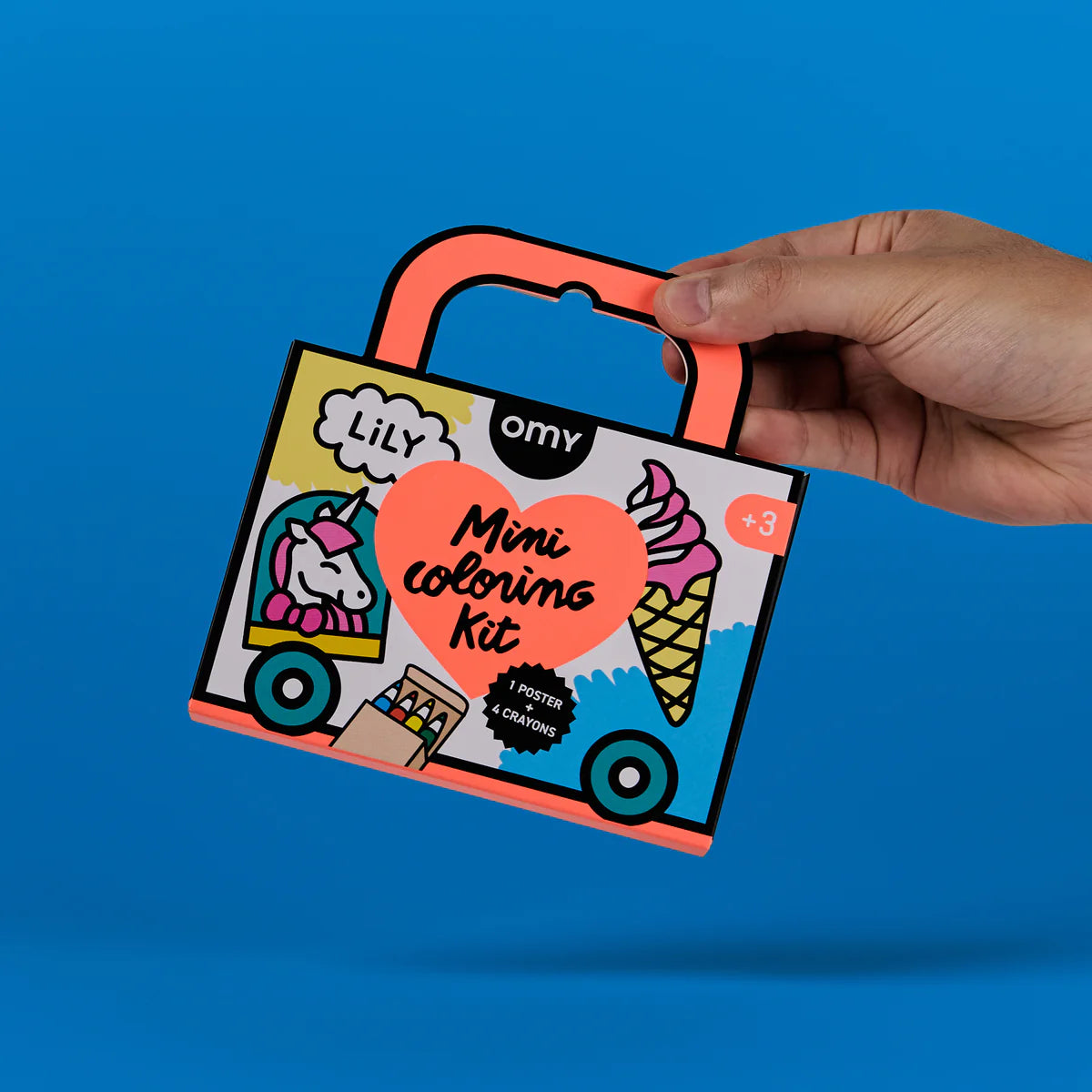 Omy mini coloring Kit Ausmalposter