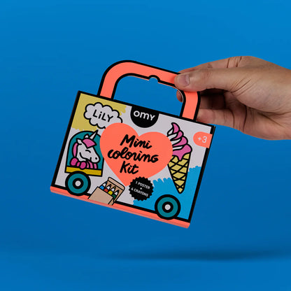 Omy mini coloring Kit Ausmalposter