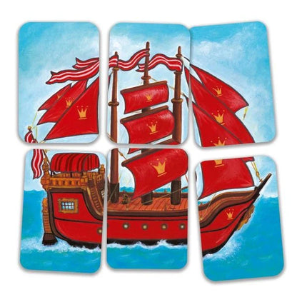 Djeco Piratatak Kartenspiel