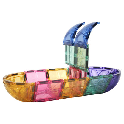 Cleverclixx Magnetbausteine Small Curved Pack Pastell - 34 Teile