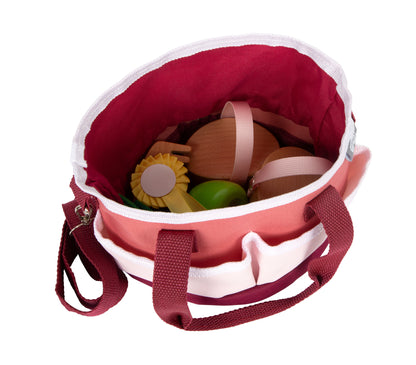 Small Foot Pferdepflegeset mit Tasche rot