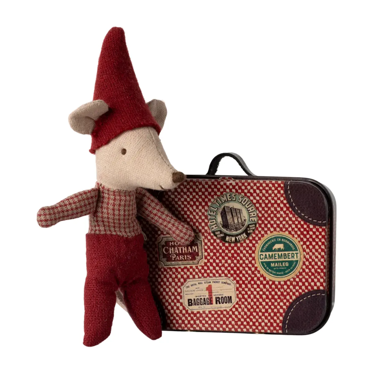 Maileg Baby Weihnachtsmaus im Koffer