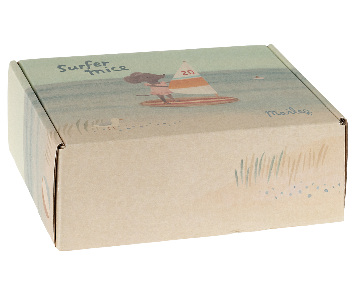 Maileg Surfer Beach Maus kleine Schwester