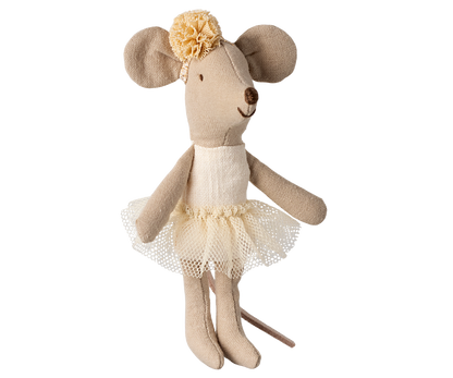 Maileg Ballerina Maus weiß kleine Schwester