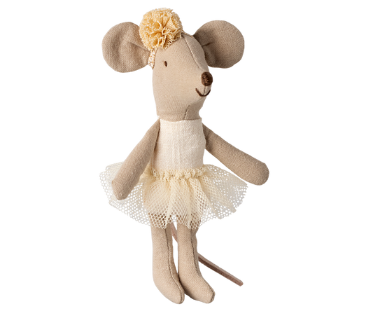 Maileg Ballerina Maus weiß kleine Schwester