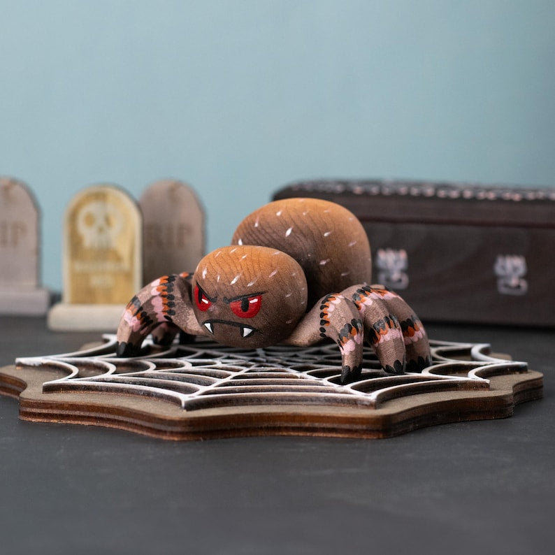 Bumbu Toys Spinne mit Spinnennetz