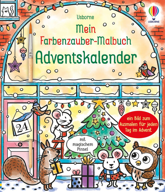 Usborne Mein Farbenzauber-Malbuch Adventskalender