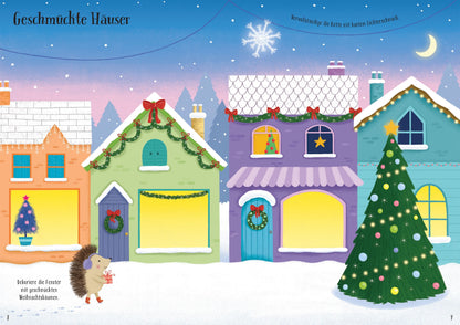 Usborne Meine glitzernde Stickerwelt - Bald ist Weihnachten