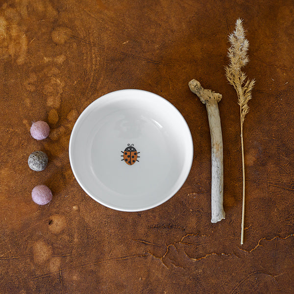 Ava&Yves Porzellanset Nature Kids mit Teller (19cm), Becher und Müslischale