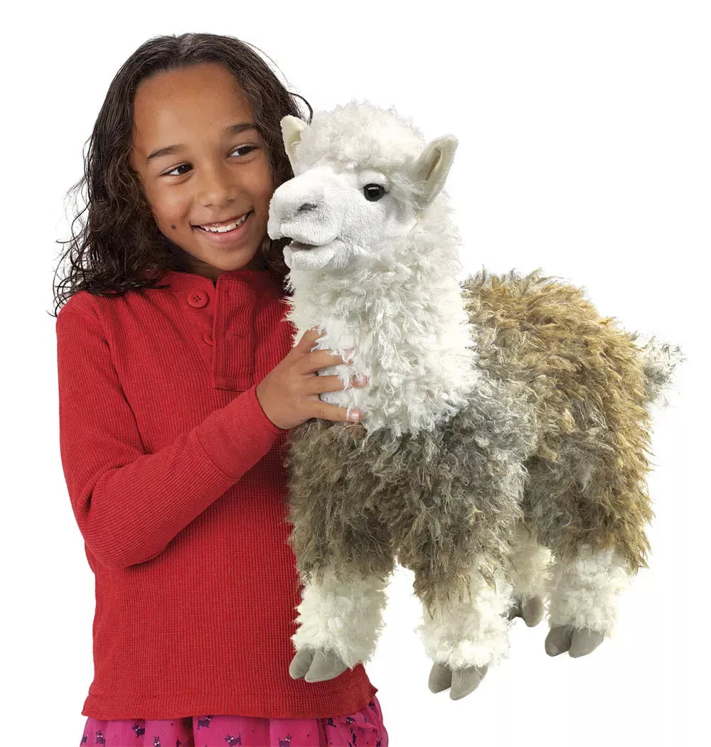 Folkmanis Jochen Heil Handpuppen Alpaca