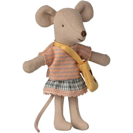 Maileg kleine Schwester Maus mit Tasche