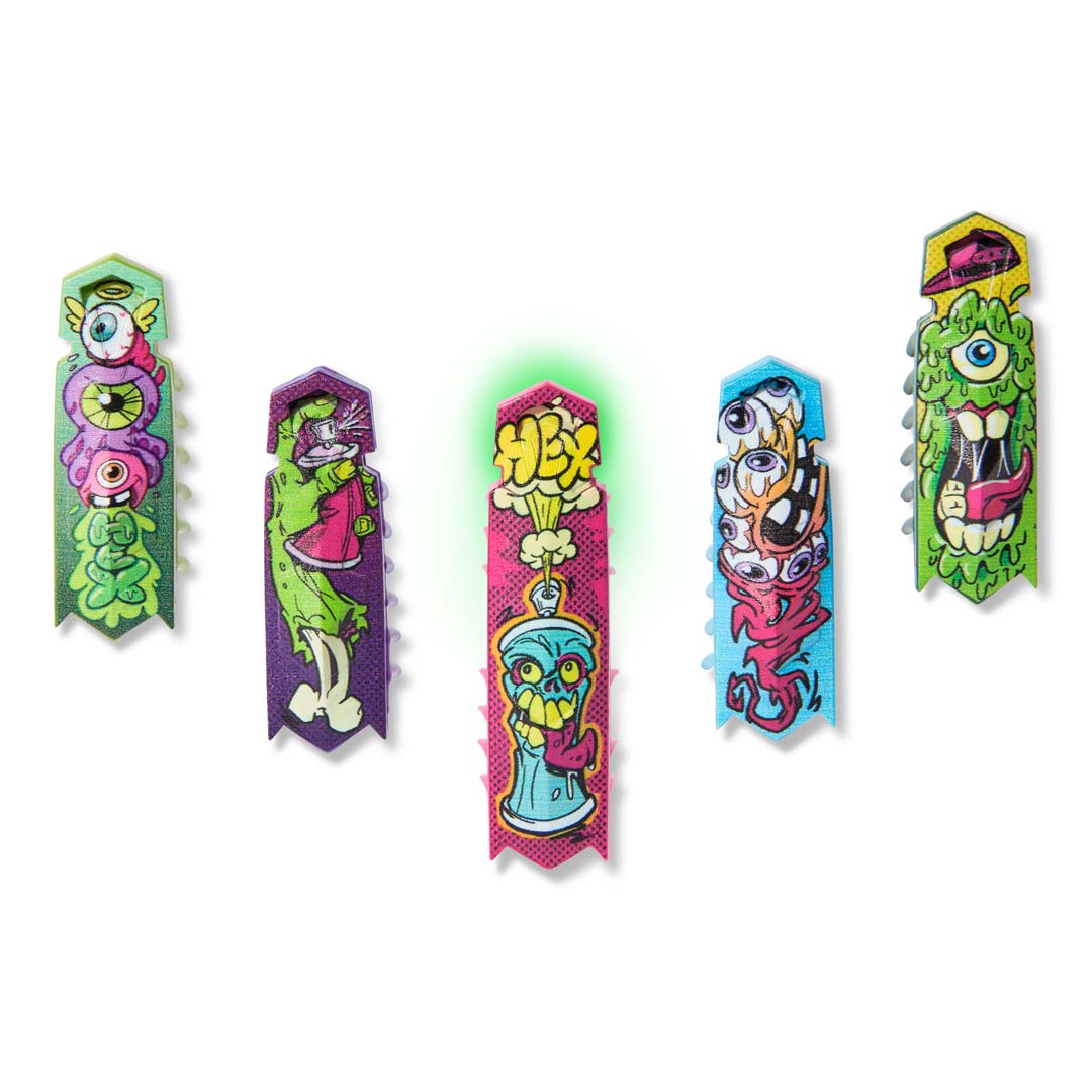 HEX BOTS Nano Geschenk Set, 5 Designs, Batterien inkl. Blisterkarte