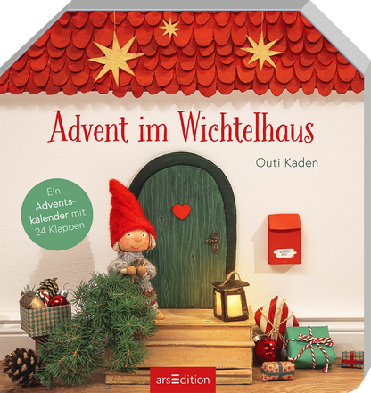 arsEdition Advent im Wichtelhaus - ein Adventskalender mit 24 Klappen