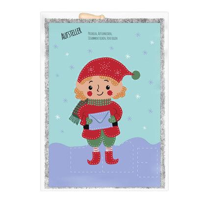 Malmichbunt Prickelset Weihnachten zum Basteln und Ausmalen